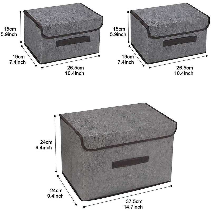 Fabric Collapsible Storage Bin Basket,for Wardrobe/closet/shelves