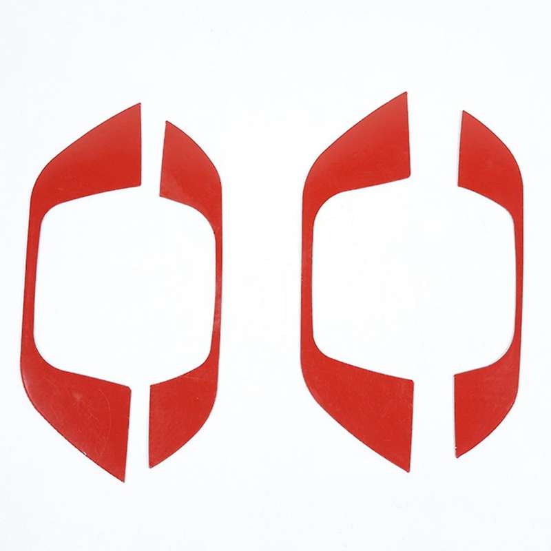 Top Handle Panel Frame for Dodge Ram 1500 2018-2022,red Carbon Fiber