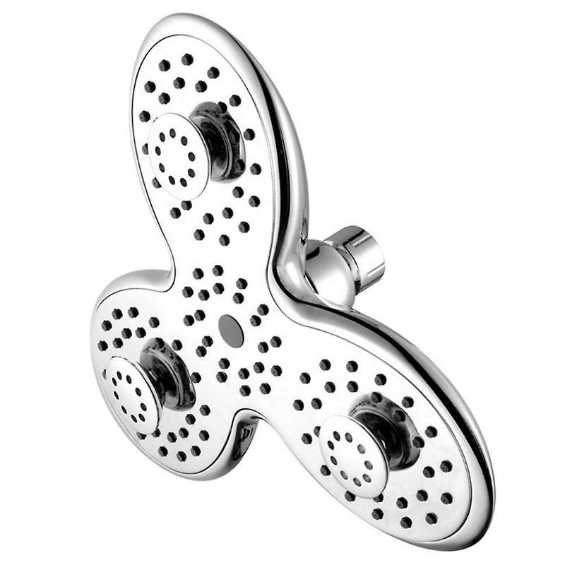Shower Head Bathroom Rainfall Faucet Fan Style Overhead Sauna