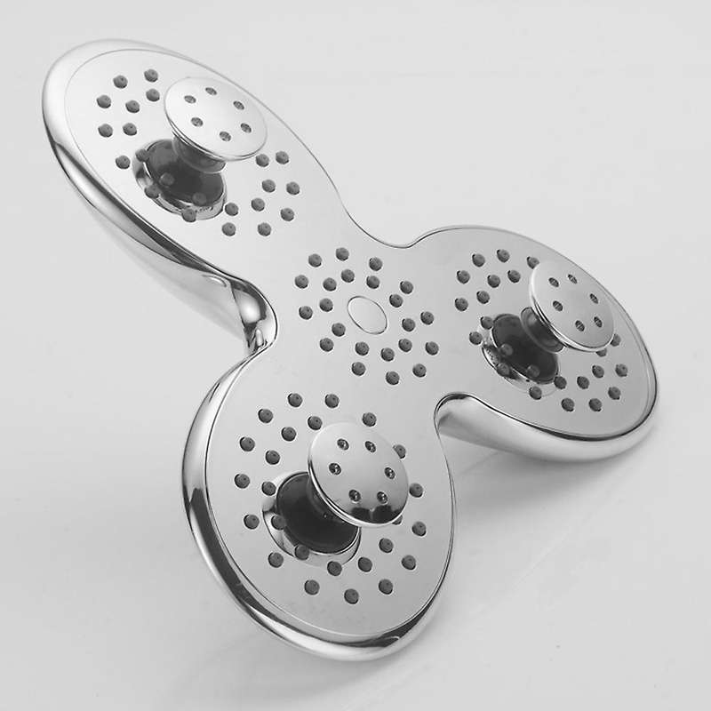 Shower Head Bathroom Rainfall Faucet Fan Style Overhead Sauna