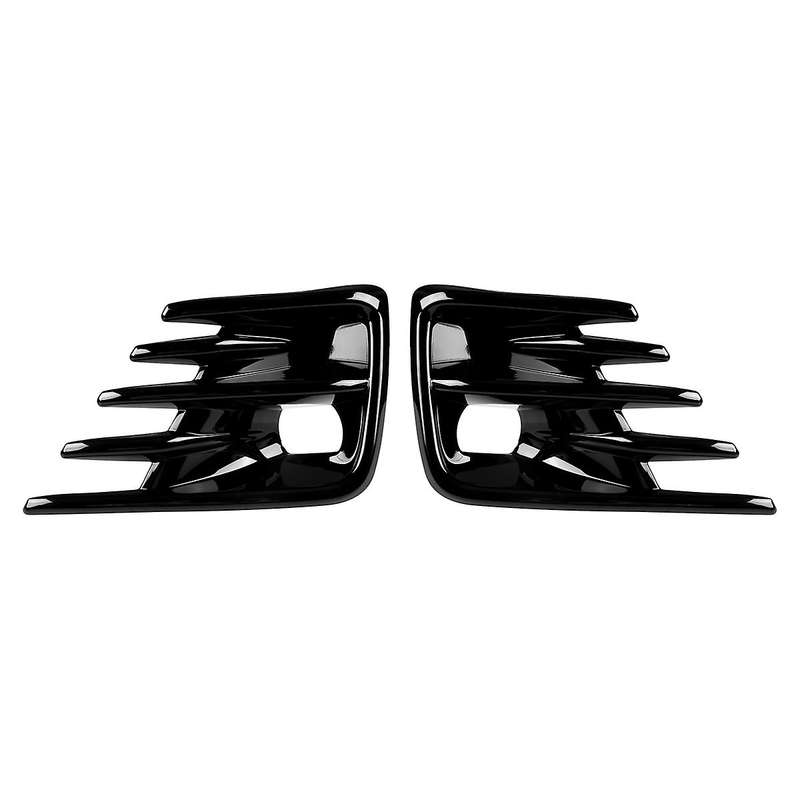 Gloss Black Car Bumper Fog Light Grille Cover Trim for Honda City