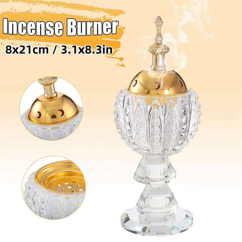 Arabian Incense Burner Bakhoor Eid Traditional Mabkhara Home Decor