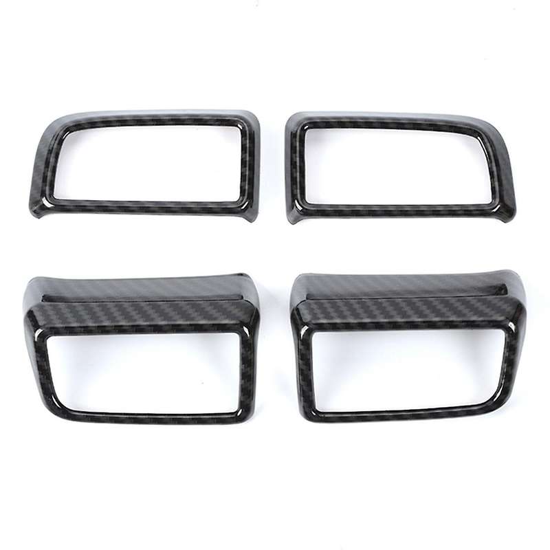 Car Dashboard Console Volt Meter Oil Temp Panel Cover Carbon Fiber