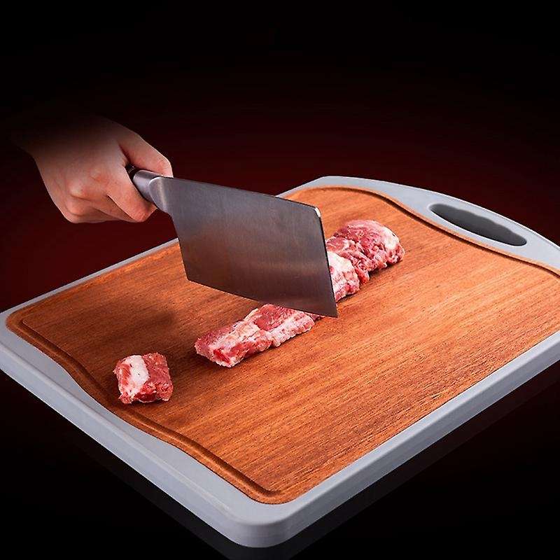 Double Sided Kitchen Chopping Boards with Groove, Non Porous