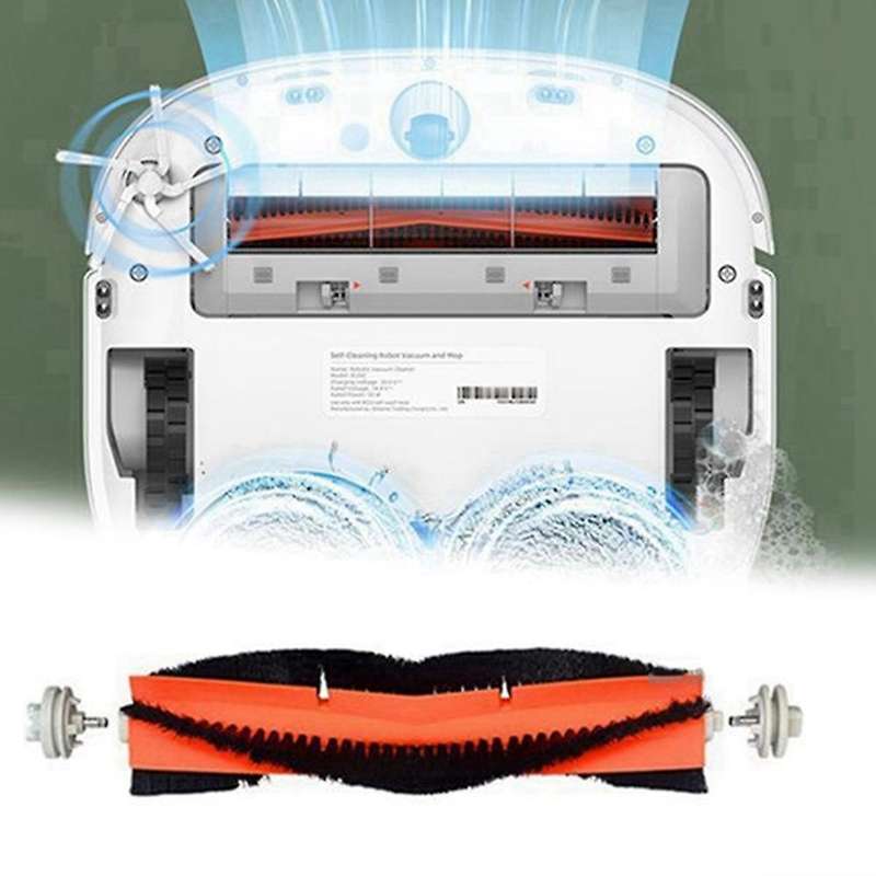 17pcs Washable Mop Cloth Main Side Brush Accessories Kit
