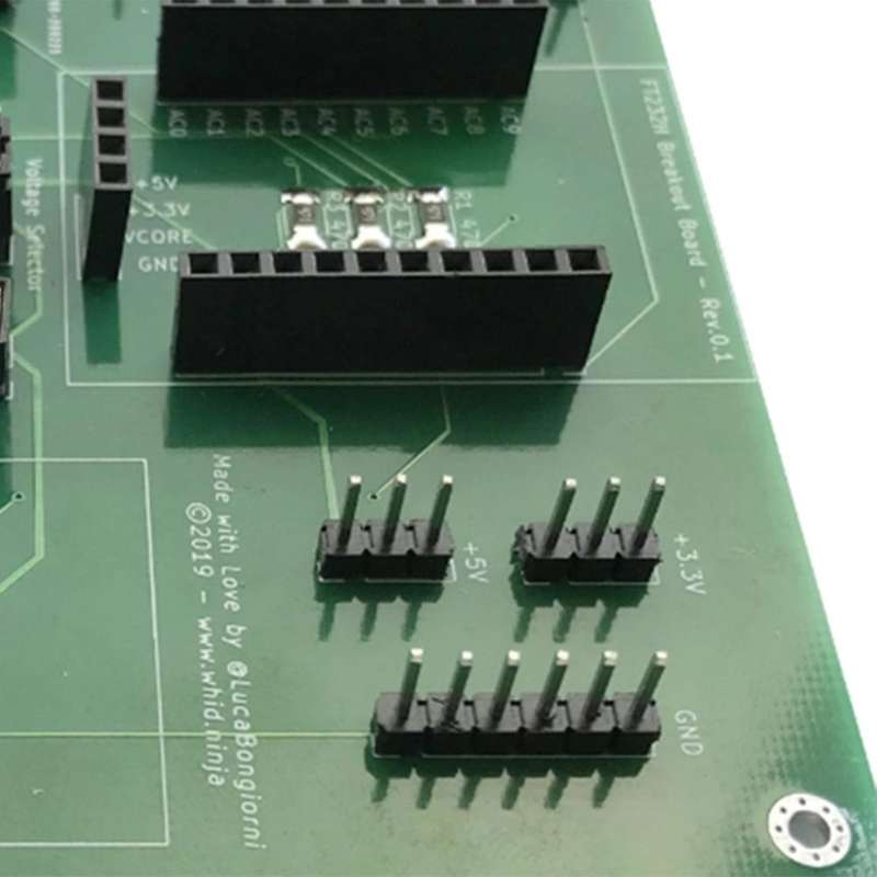 Focaccia-board: Multipurpose Breakout Pcb Board