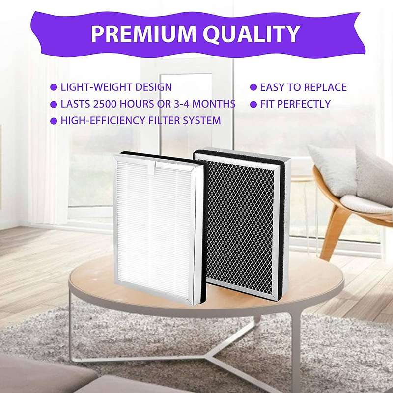 Hepa Filter for Medify Ma-25 Air Purifier 4-pack 3 In 1 Filtration