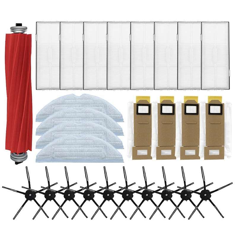 Main Brush Mops Cloths Parts for Roborock S7 Vacuum Cleaner Sweeper