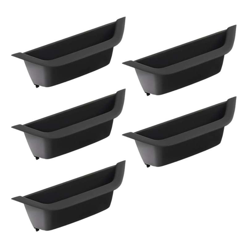 5x Car Auto Door Handle Pull Trim Compatible For-bmw,black