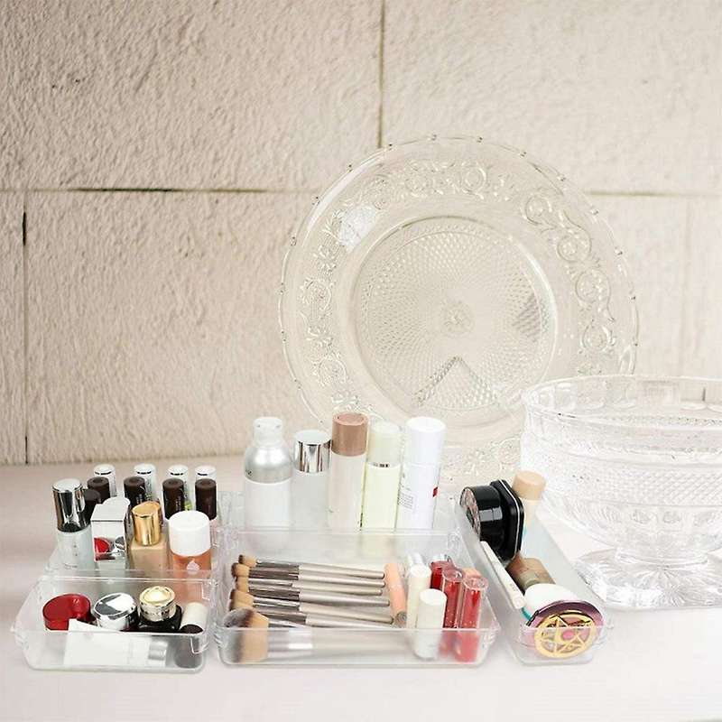 12pcs Drawer Storage Box for Cosmetics Dressing Table Kitchen Office