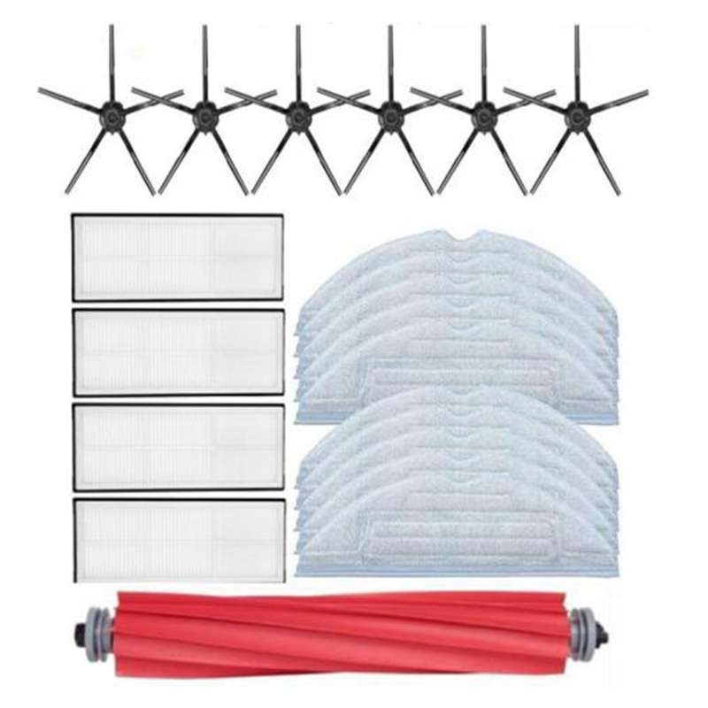 21 Pcs for Xiaomi Roborock S7 T7s T7plus Main Side Brush Filter Mops