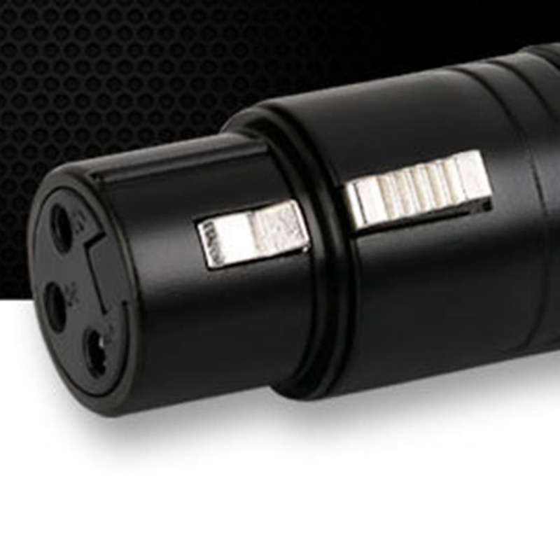 20 Pack Dmx 3 Pin Xlr Female Mic Cable Plug Connector Audio Socket
