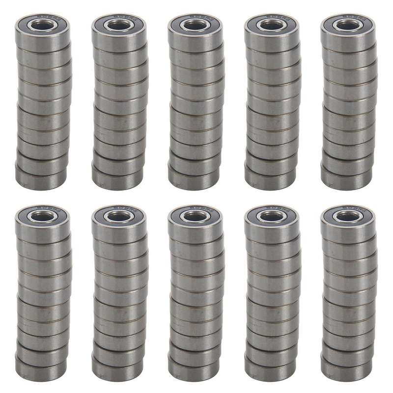 100pcs High Performance 8x22x7mm Ball Bearings 608-2rs 608rs