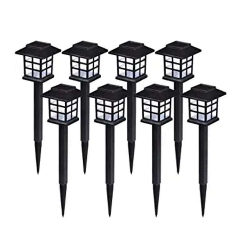8pcs Solar Solar Light Powered Led Light Outdoor Rain-proof -white