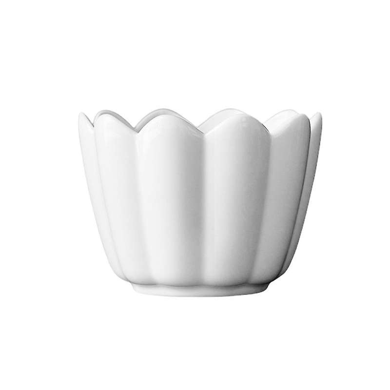 Hutian Kiln Ceramic Tea Washing Bowl White