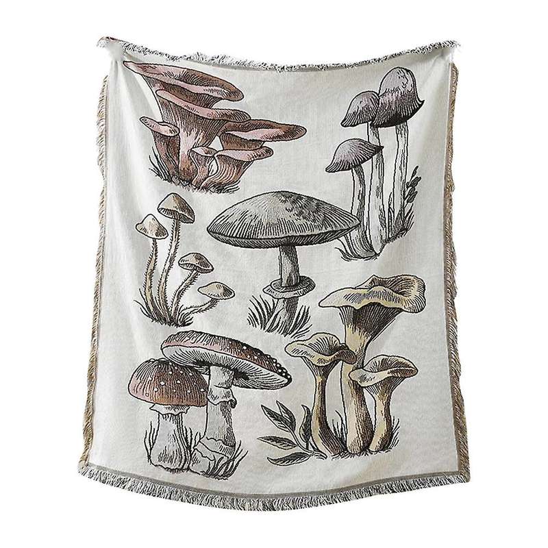 Casual Blanket Carpet Decoration Mushroom Carpet Sofa Cover