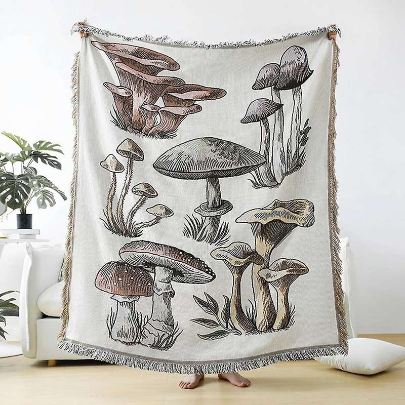 Casual Blanket Carpet Decoration Mushroom Carpet Sofa Cover