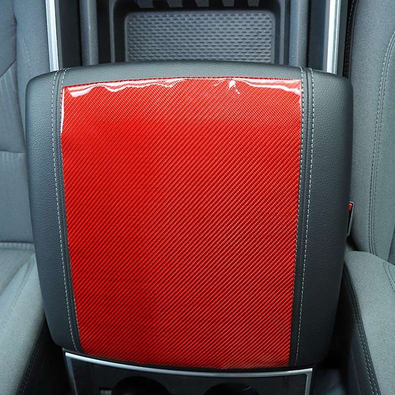 Armrest Box Upper Panel Trim Stickers for Dodge Ram 2018-2022 ,b