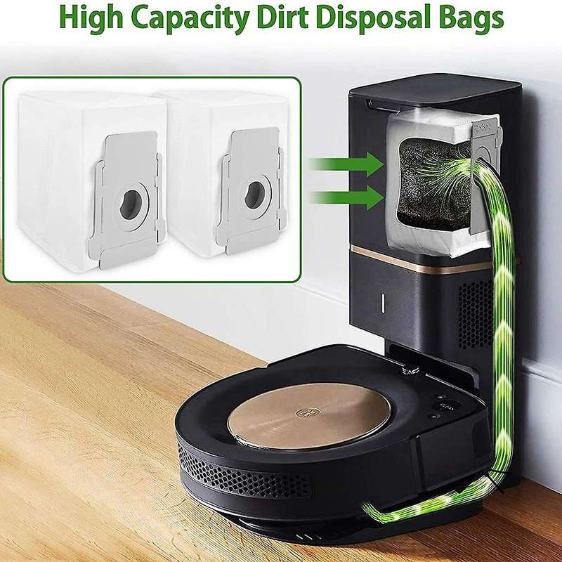 For Irobot Roomba S9+ S9 S9 Plus Robot Roller Brush Filters Dust Bags