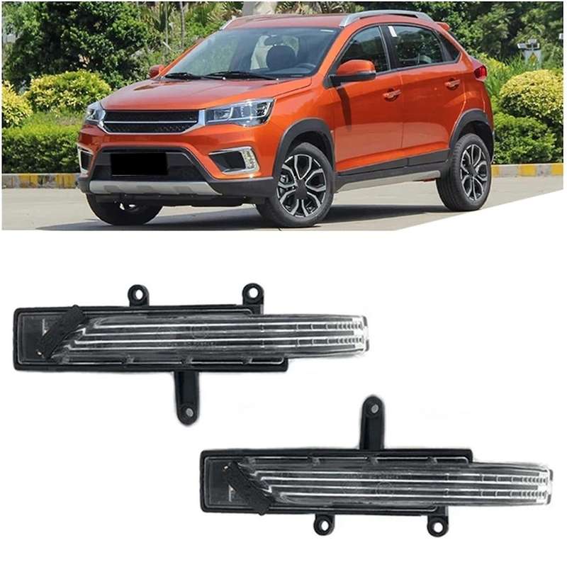 Left Right Rear View Mirror Side Lamp Indicator Flashing Lights