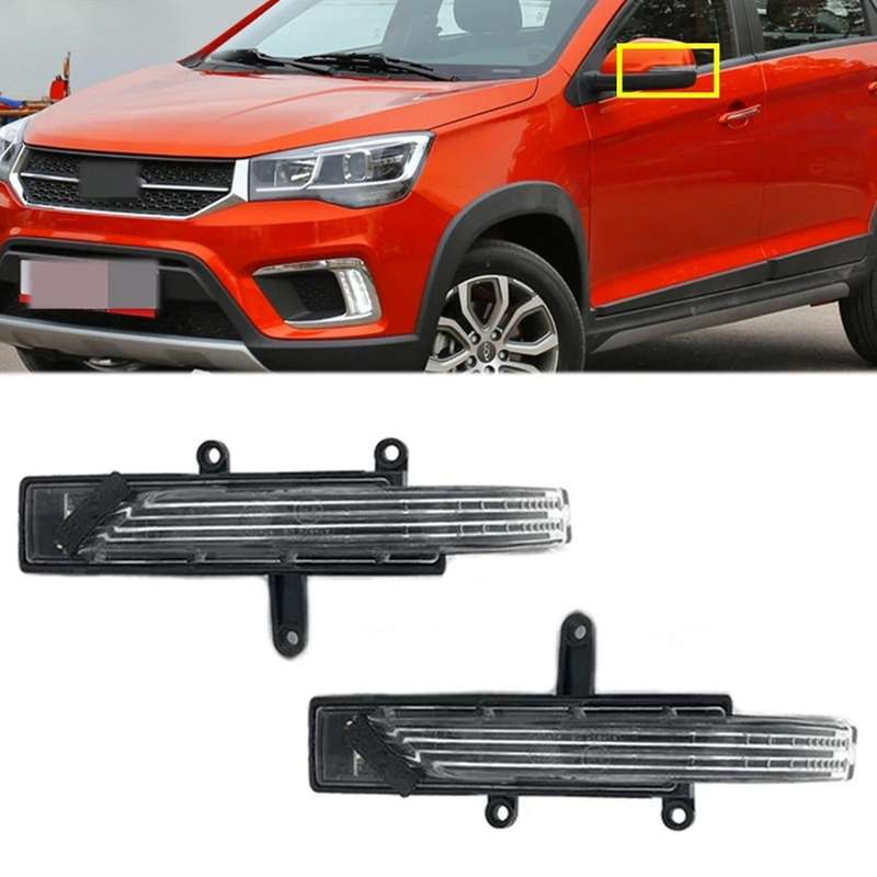 Left Right Rear View Mirror Side Lamp Indicator Flashing Lights
