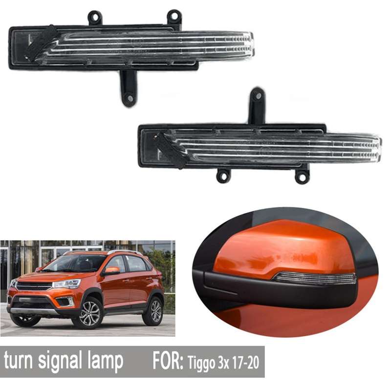 Left Right Rear View Mirror Side Lamp Indicator Flashing Lights