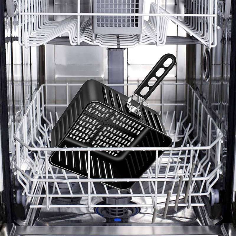 Square Air Fryer Basket 6qt for Gowise Usa Power Ninja Cosori Chefman