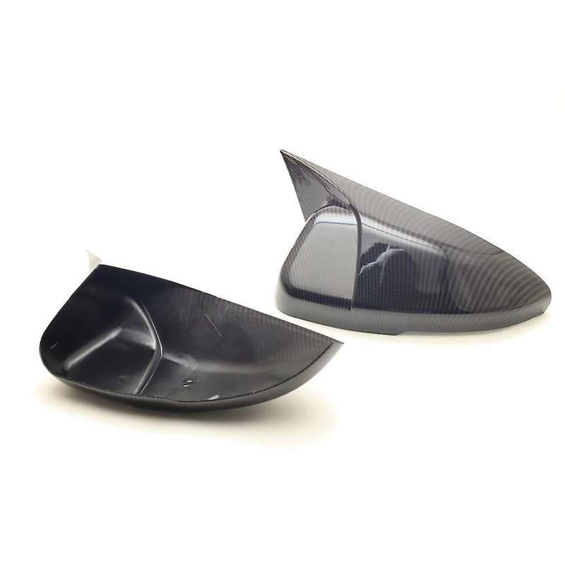 Abs Carbon Fiber Rearview Mirror Housing Side Mirror Cover Trim
