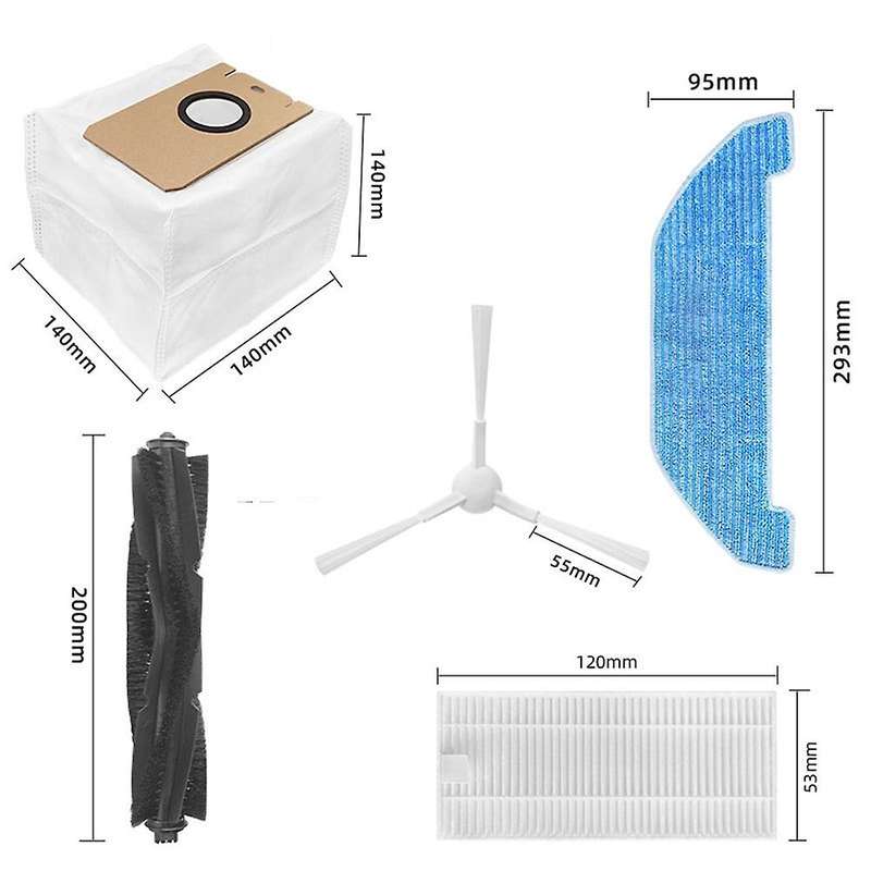 Filter Dust Bag Brush for Neabot Nomo Q11 Roller Side Brush Sponge