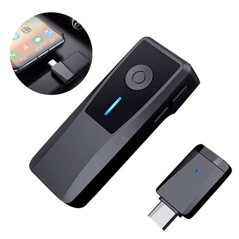 Wireless Lavalier Microphone Portable Audio Video Recording Mini Mic