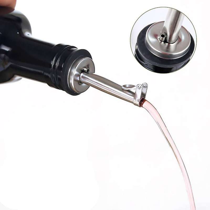 500ml Oil Can Kitchen Set Automatic Opening and Closing Glass Soy