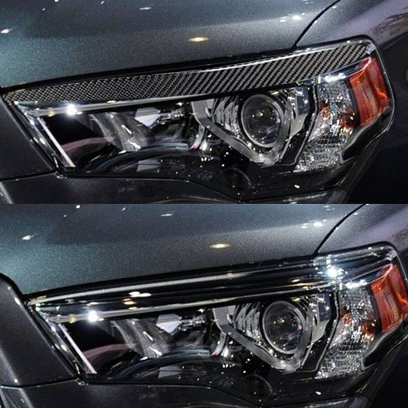 For Toyota 4runner 2010-2021 Headlight Eyelids Lamp Light Eyebrow