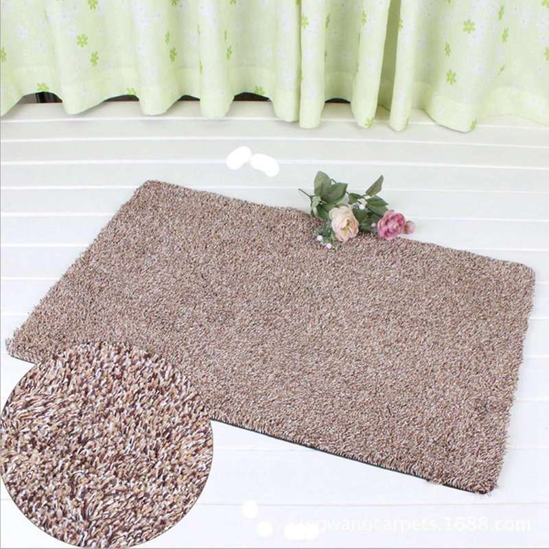Indoor Super Absorbs Doormat Latex Backing Non Slip Door Mat,gray