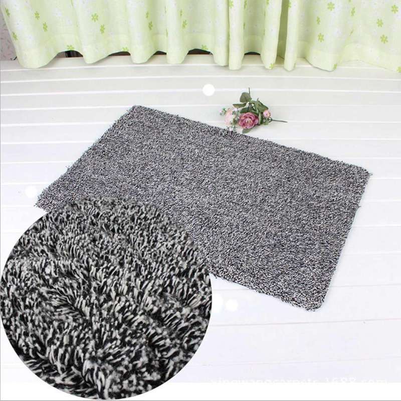 Indoor Super Absorbs Doormat Latex Backing Non Slip Door Mat,gray
