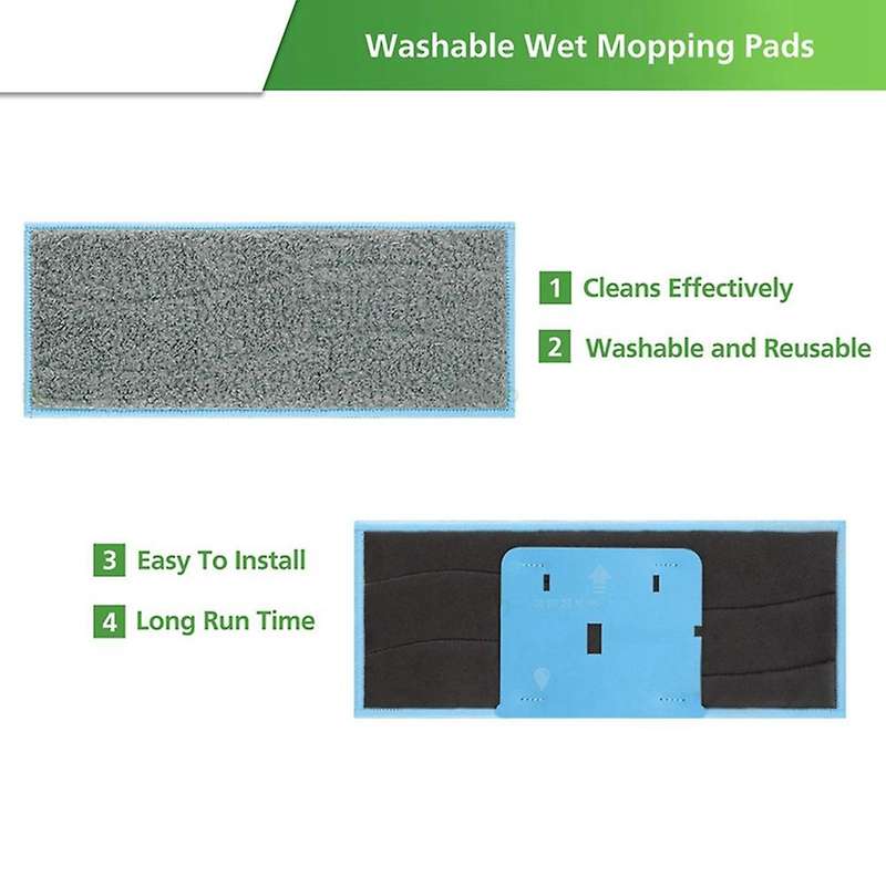 16pcs Cleaning Cloth for Irobot Braava Jet M6 (6110) Wi-fi Robot Mop