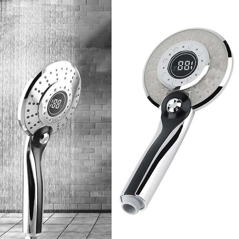 Shower Head with Led Light Digital Temperature Control 3 Mode