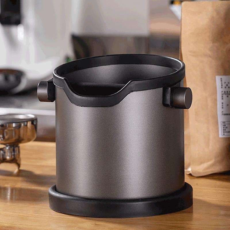 Espresso Grind Container Stainless Steel Coffee Knock Box Anti Slip B