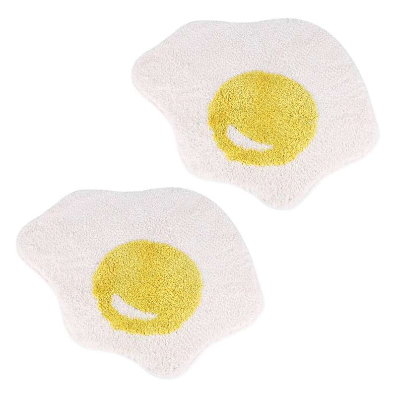 Egg Bathroom Rug Funny Entrance Carpet Area Rugs Kitchen Rug