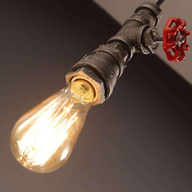 Water Pipes Pendant Light Loft Light for Balcony Stairs Bar Bedroom