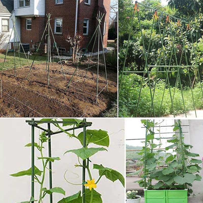 Tomato Cages Assembled Garden Plant Stakes for Climbing Plants,75 Pcs