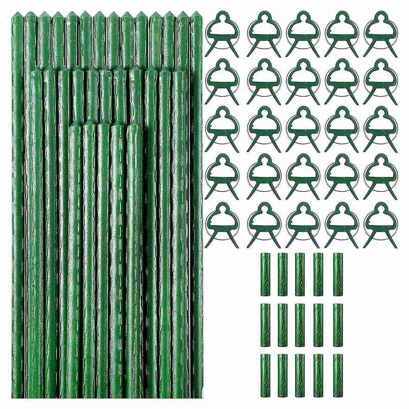 Tomato Cages Assembled Garden Plant Stakes for Climbing Plants,75 Pcs
