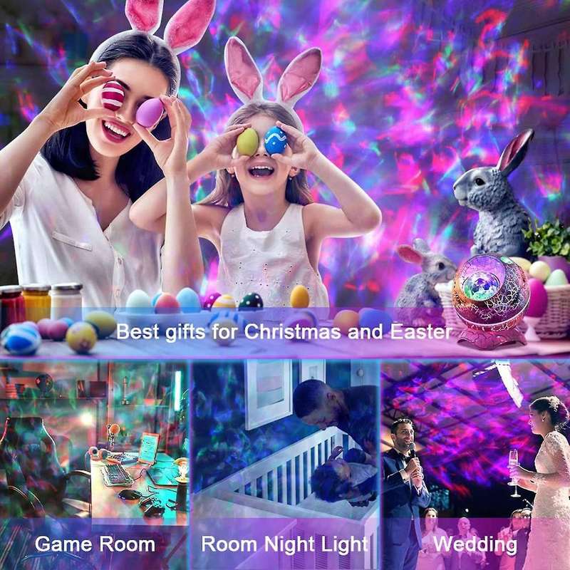 Led Star Projector with Bluetooth Speaker,for Gift Decor Party