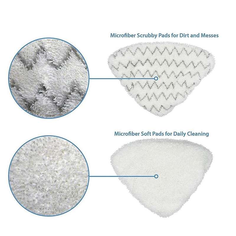 4 Pairs Of Steam Mop Replacement Pads for Bissell Poweredge