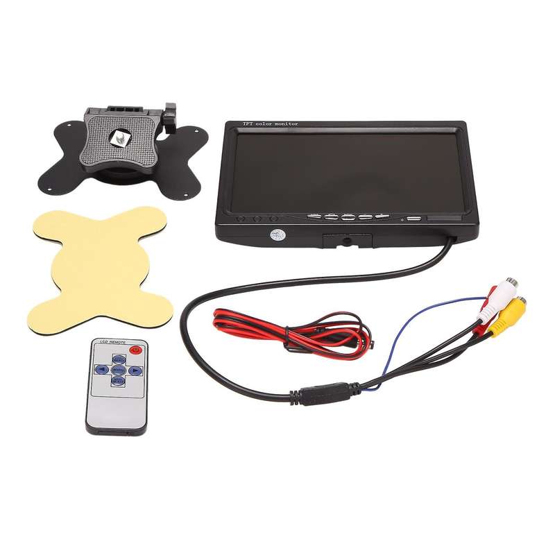 7 Inch Tft Lcd Color Hd Monitor for Car Cctv Reverse Accessories