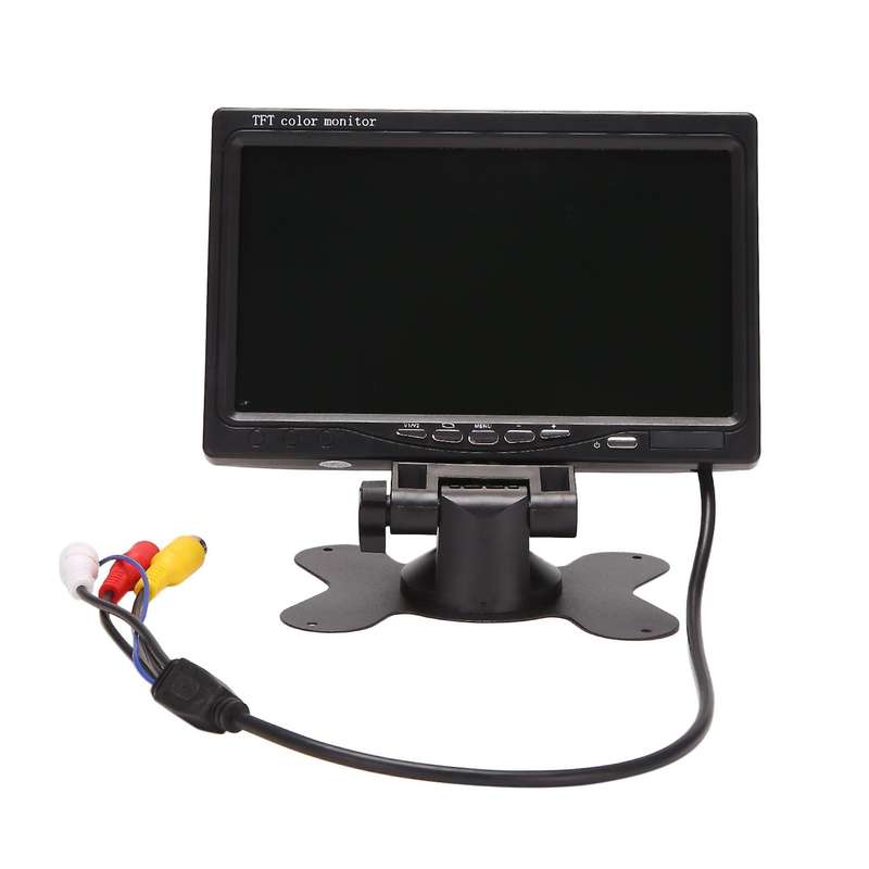 7 Inch Tft Lcd Color Hd Monitor for Car Cctv Reverse Accessories