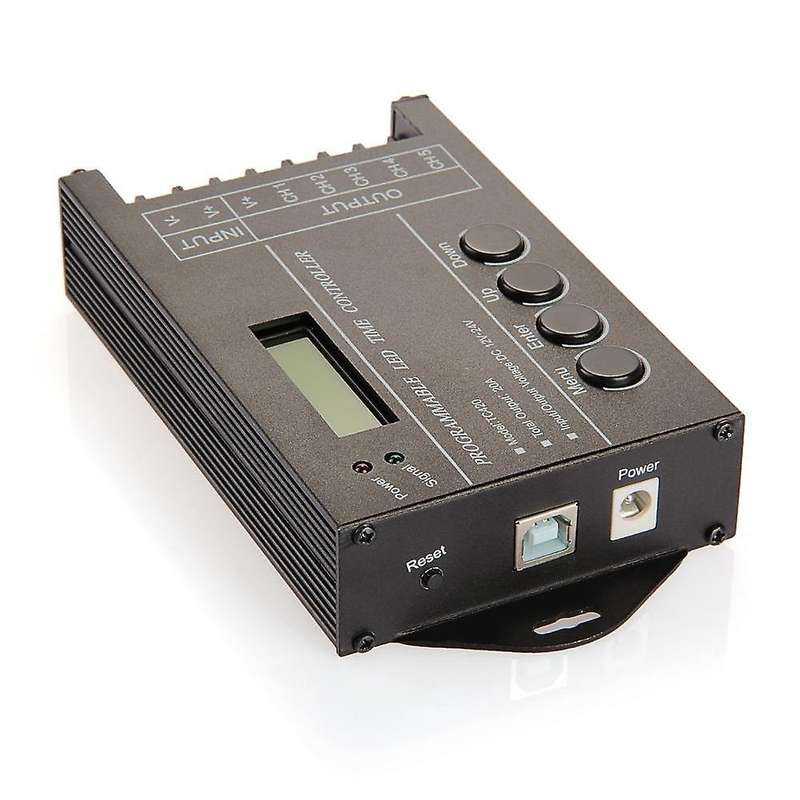 20a Programmable Timer Controller Dc12-24v for Led Rgb / Monochromatic Stripes