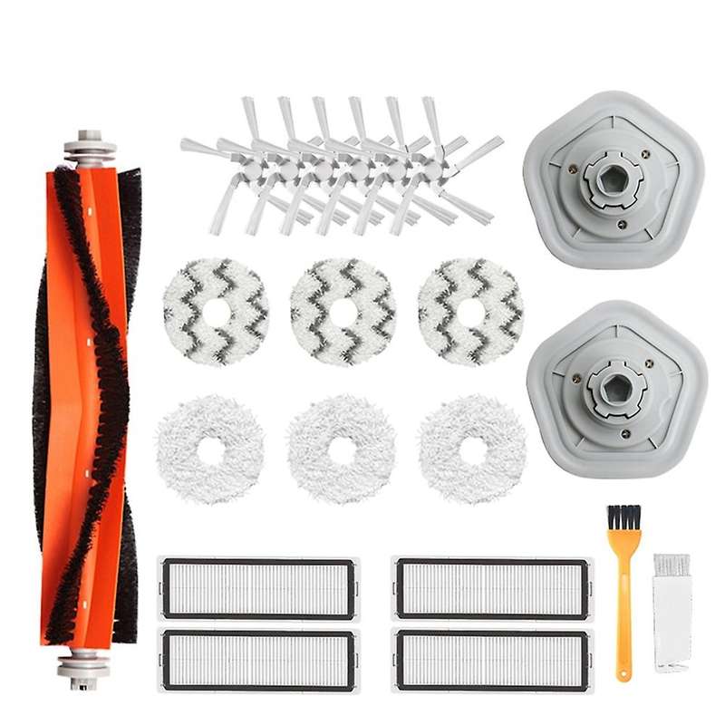 Main Side Brush Filter and Mop Pads for Xiaomi Dreame Bot W10