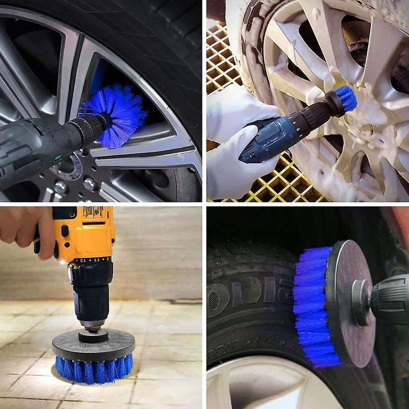 20 Pcs Detailing Brush Set (inside & Outside) Car Cleaning Kit