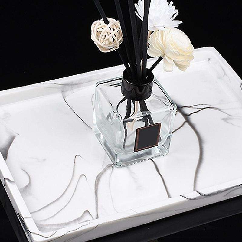Vanity Tray, Toilet Tank Storage Tray, Resin Bathtub Tray Bathroom