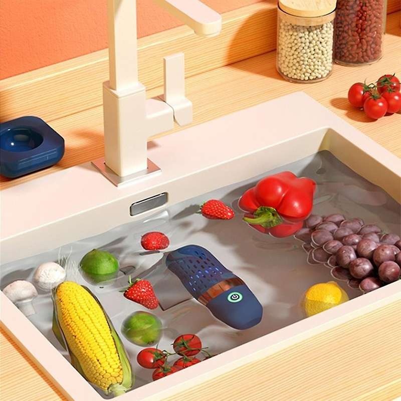 Capsule Shape Fruit Vegetable Machine Protable Cleaner Machine